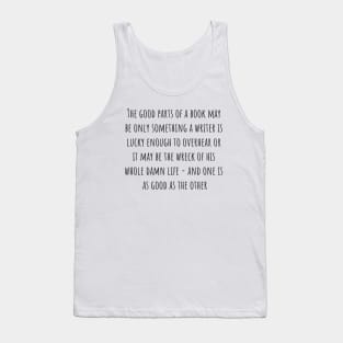 Good Parts of a Book Tank Top